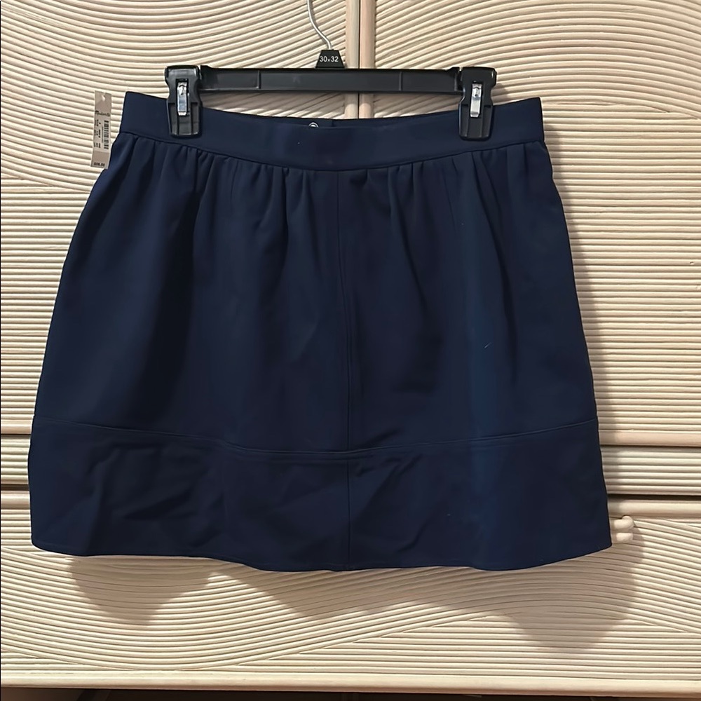 Navy Blue Mini Skirt